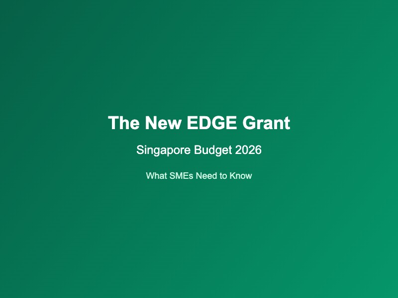Singapore Budget 2026 Corporate Income Tax Rebate for Business Owners