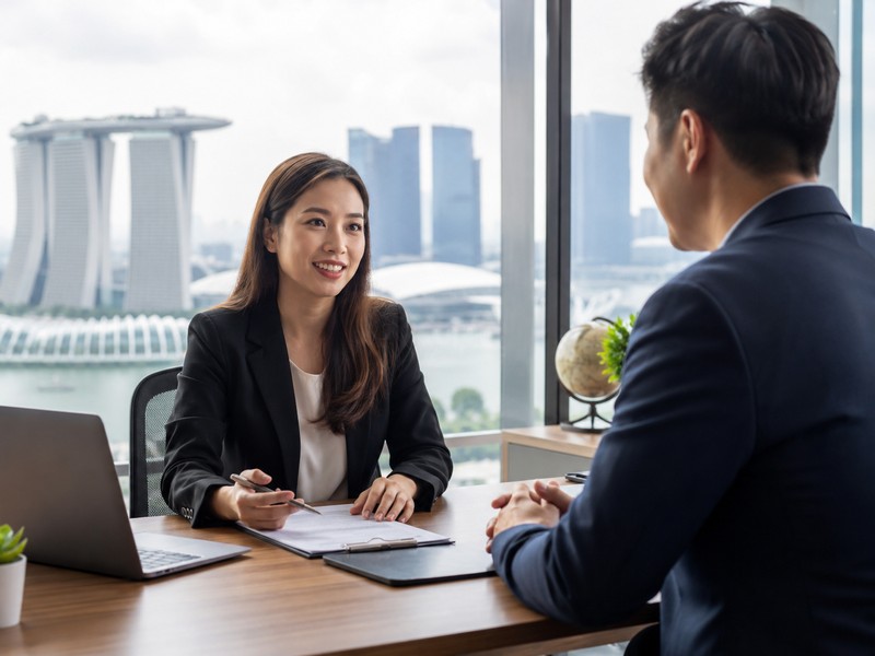 How to Change Your Financial Year End in Singapore and Implications An overhead shot of a boardroom table with corporate documents, a financial calendar showing a highlighted year-end date