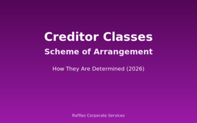 Creditor Classes in a Singapore Scheme of Arrangement (2026): How They Are Determined