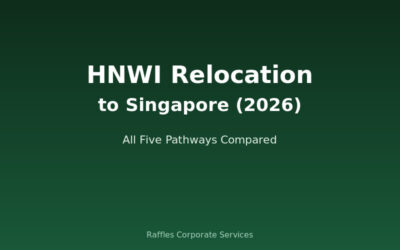 How to Move to Singapore as a High Net Worth Individual (2026): All Pathways Compared
