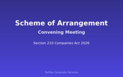 How to Apply to Singapore Court to Convene a Scheme of Arrangement Meeting (2026): Section 210 Companies Act Guide