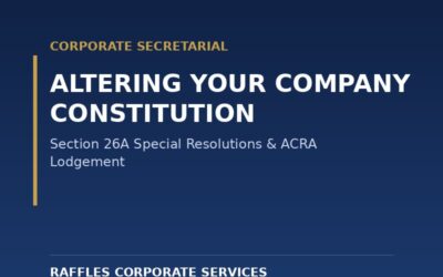 How to Alter a Company Constitution in Singapore (2026): Section 26A Guide