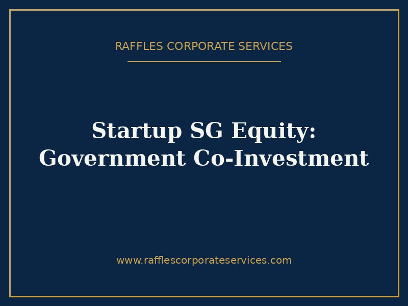 Startup SG Equity: Government Co-Investment