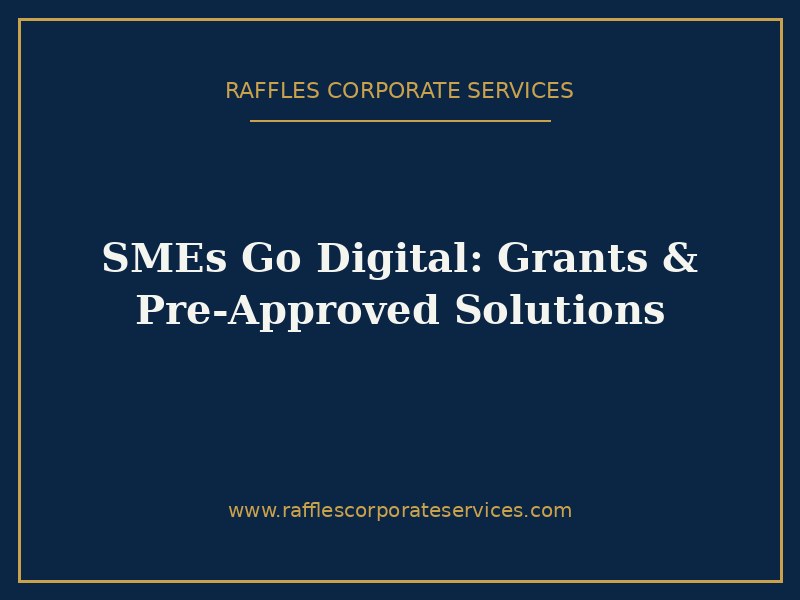 SMEs Go Digital: Grants & Pre-Approved Solutions