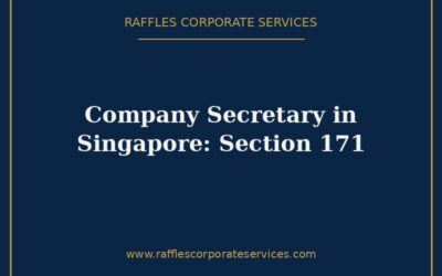 Company Secretary in Singapore (2026): Appointment, Duties & Section 171 Requirements