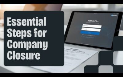 Corporate Secretarial Steps When Closing Down a Business or Striking Off in Singapore