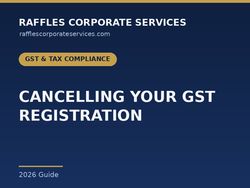 How to Cancel Your GST Registration in Singapore (2026)