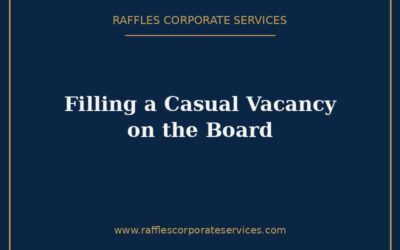 Filling a Casual Vacancy on the Board of a Singapore Company (2026)