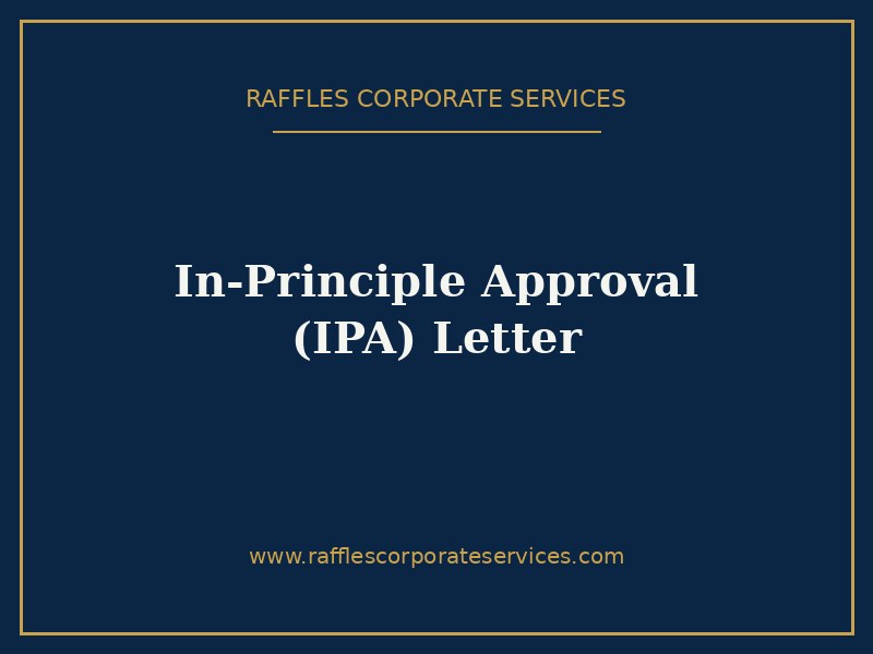 In-Principle Approval (IPA) Letter