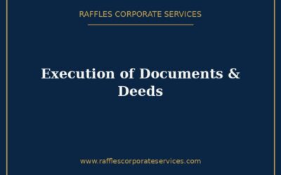 Execution of Documents by a Singapore Company (2026): Common Seal, Section 41B and Signing Deeds