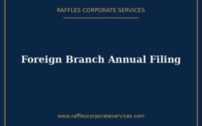 Annual Filing Obligations of a Foreign Company Branch in Singapore (2026)