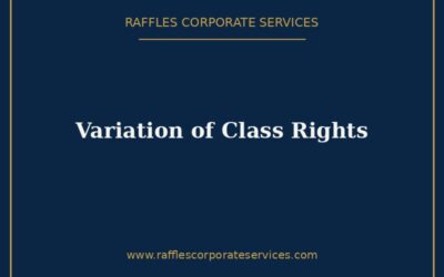 Variation of Class Rights in Singapore (Section 74) (2026)