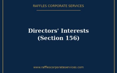 Disclosure of Directors’ Interests in Transactions (Section 156) in Singapore (2026)