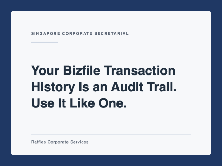 Your Bizfile Transaction History Is an Audit Trail. Use It Like One.