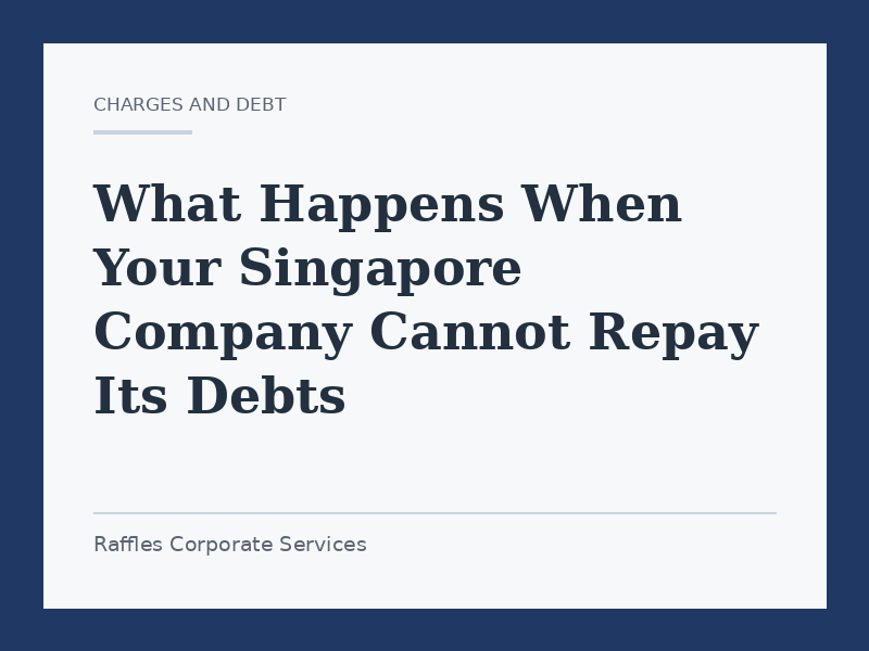What Happens When Your Singapore Company Cannot Repay Its Debts