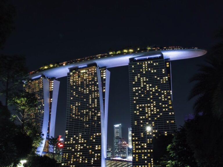 Marina Bay Sands and Gardens by the Bay in Singapore