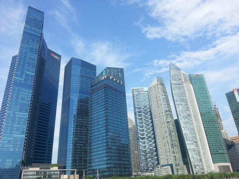 Marina Bay Financial Centre and One Raffles Quay Singapore