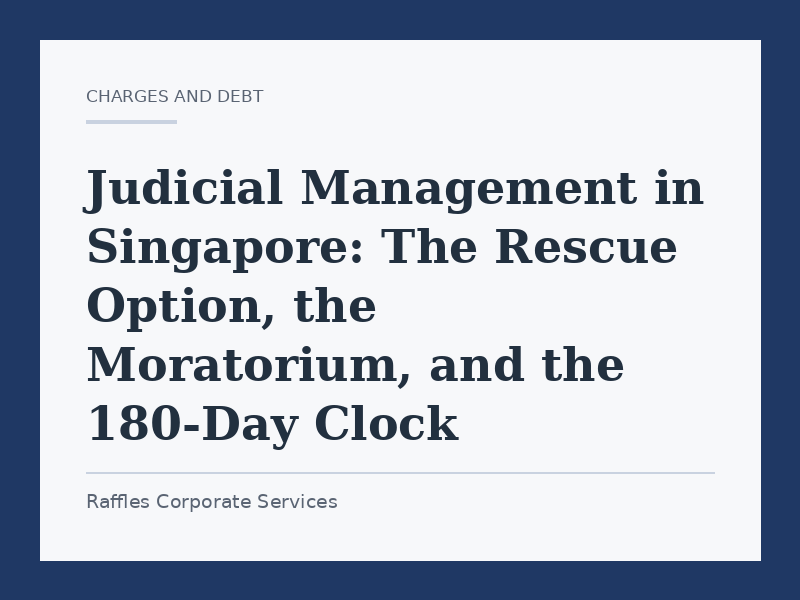 Judicial Management in Singapore: The Rescue Option, the Moratorium, and the 180-Day Clock
