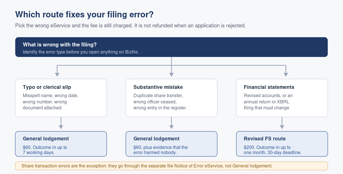 How to Fix a Wrong ACRA Filing with a Notice of Error
