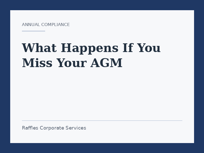 What Happens If You Miss Your AGM