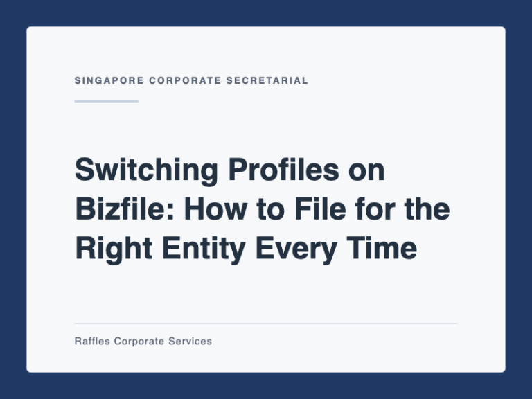 Switching Profiles on Bizfile: How to File for the Right Entity Every Time