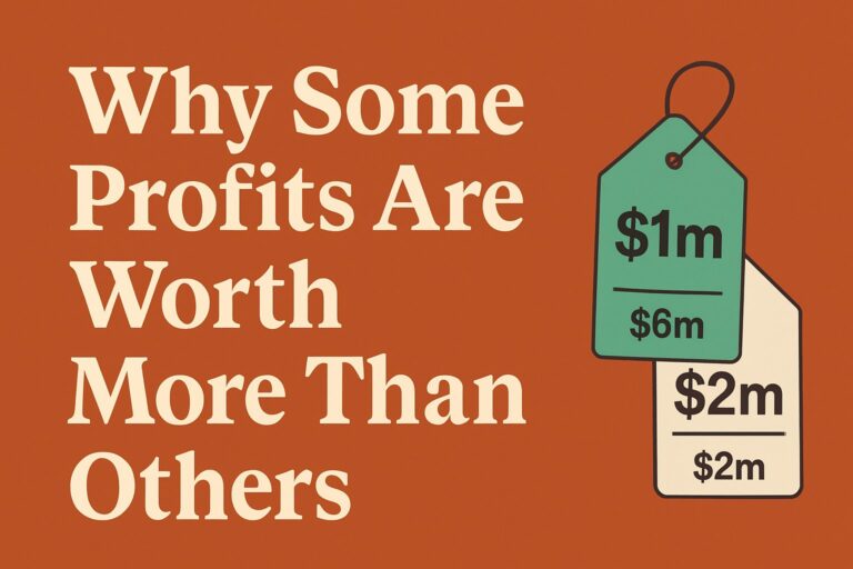 Why some profits are worth more than others — quality of profit for Singapore SMEs